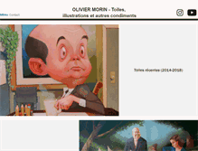 Tablet Screenshot of oliviermorin.com
